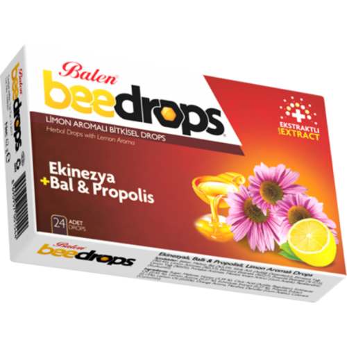 Balen Beedrops Ekinezya+Bal-Propolis Limon Aromalı 24 Drops