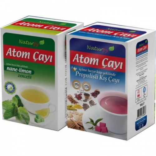 Naturpy Propolisli Atom Çayı 150 gr + Nane Limon Çayı 135 gr